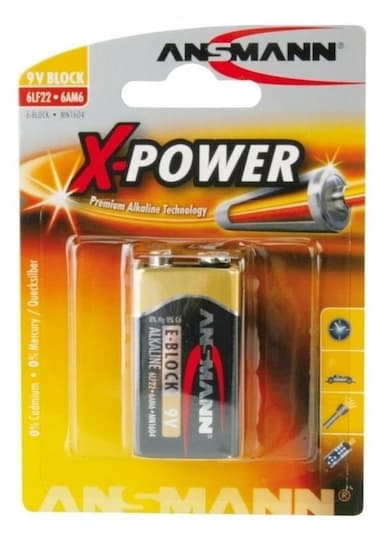 Ansmann X-Power Alkaline 9 volt E
