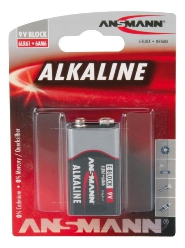 Ansmann Alkaline 9 volt E