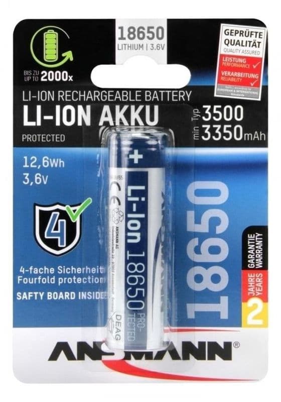 Ansmann Lithium 18650 3350 mAh