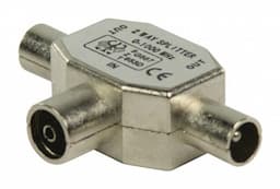 Coax splitter metaal TV