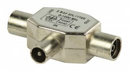 Coax splitter metaal radio