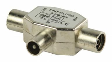 Coax splitter metaal radio