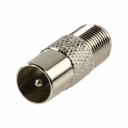 F-connector contra - coax male