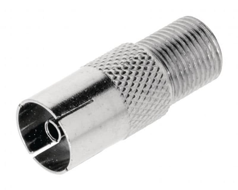 F-connector contra - coax female