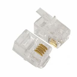 Modulaire plug RJ10 4/4