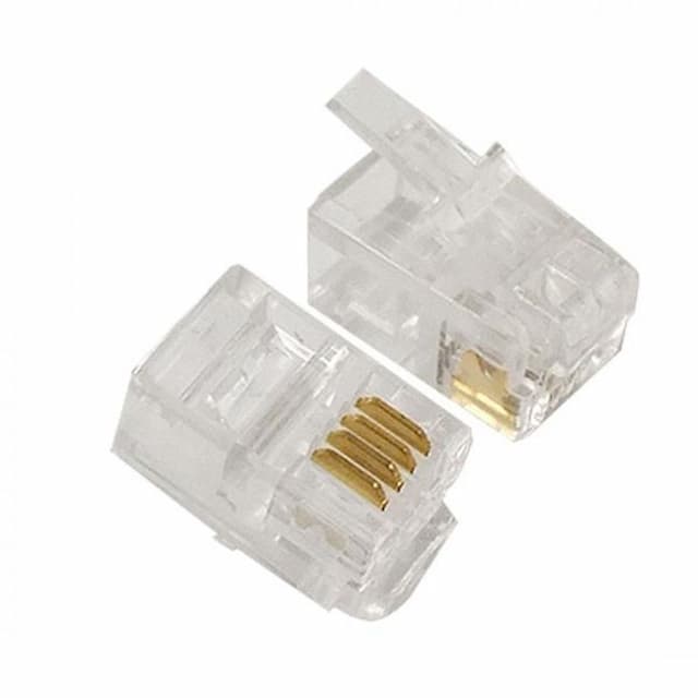Modulaire plug RJ10 4/4