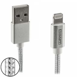 Lightning kabel gevlochten nylon