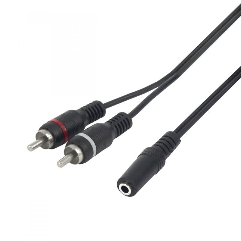 Audio adapterkabel jack - tulp