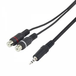 Audio adapterkabel jack - tulp