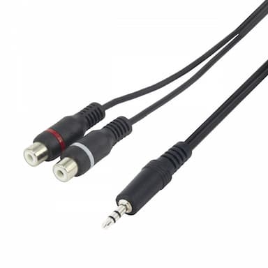 Audio adapterkabel jack - tulp