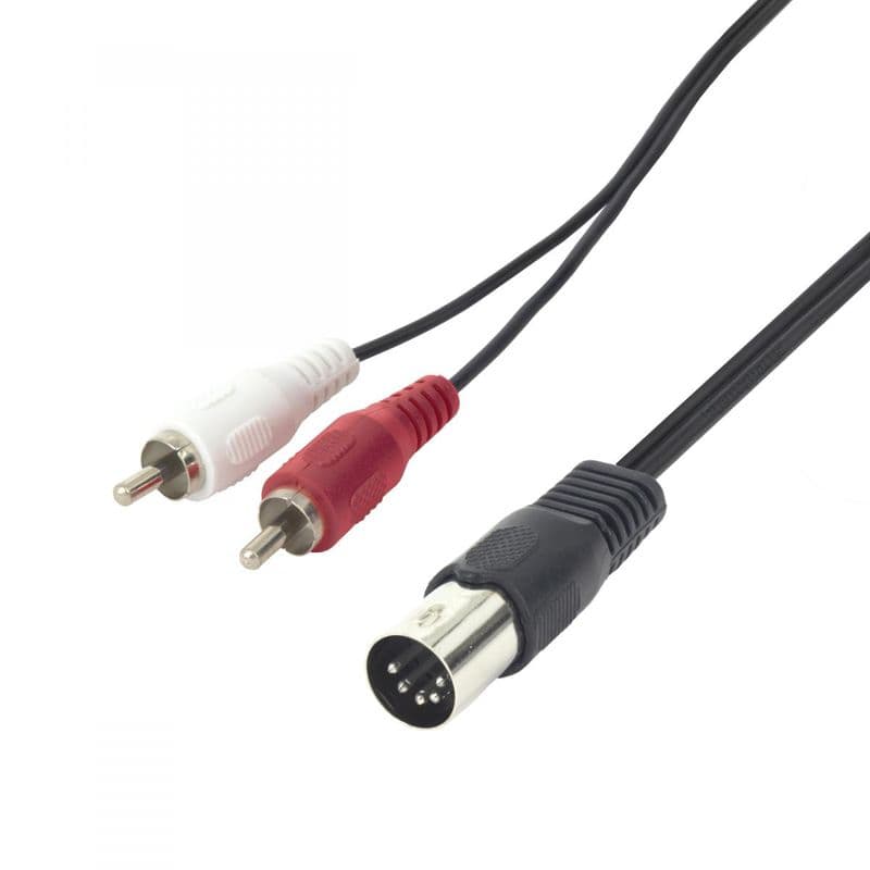 Audiokabel DIN - tulp