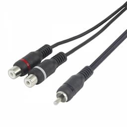Audiokabel tulp splitter