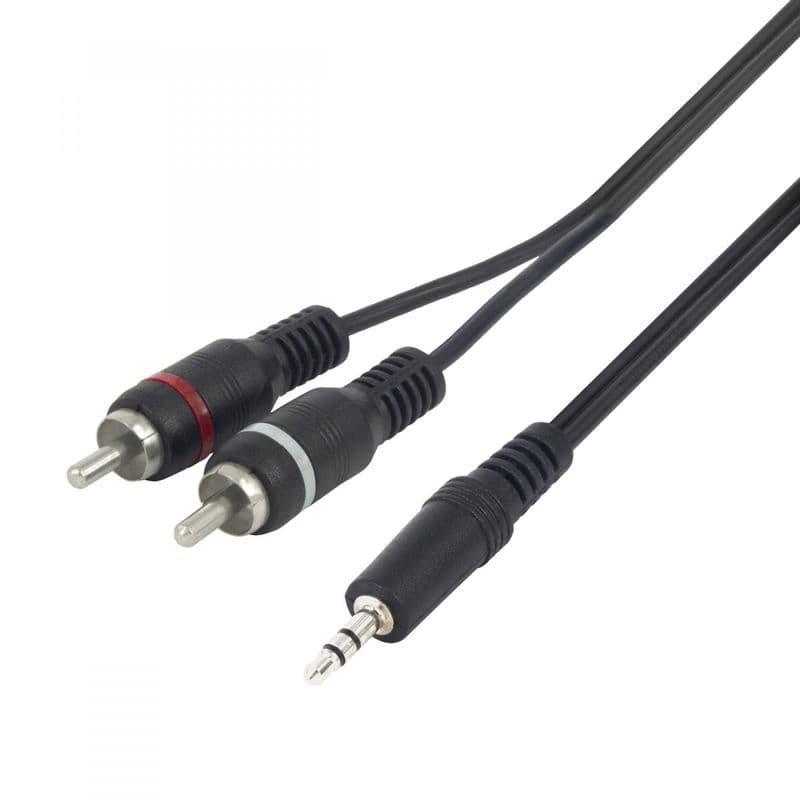 Audiokabel jack - tulp 