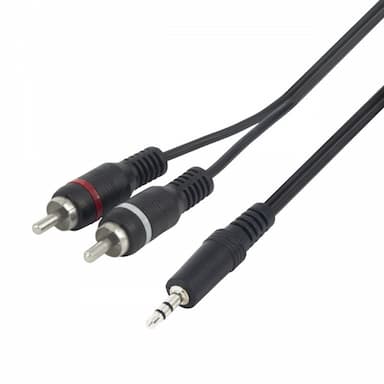 Audiokabel jack - tulp 