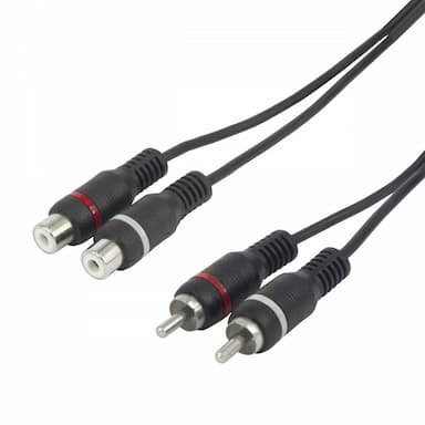 Audio adapterkabel jack - tulp