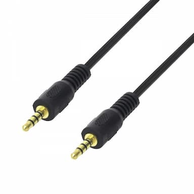 Audiokabel jack - jack (4 polig)
