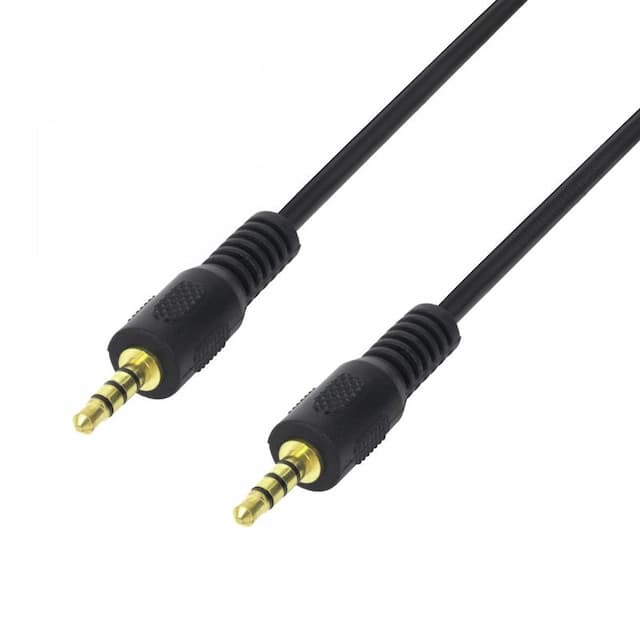 Audiokabel jack - jack (4 polig)