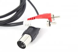 Audiokabel DIN - tulp