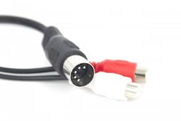 Audiokabel DIN - tulp