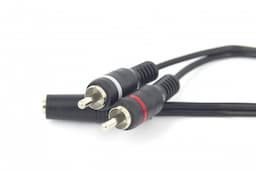 Audio adapterkabel jack - tulp