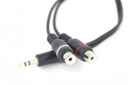 Audio adapterkabel jack - tulp