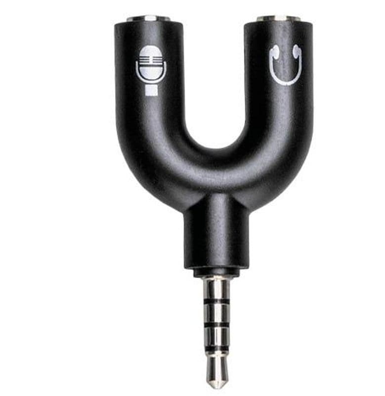Y-verloopplug 3,5mm - 2x 3,5mm