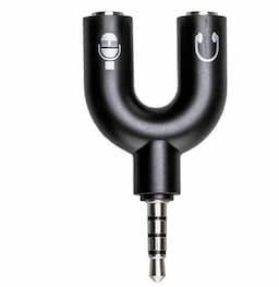 Y-verloopplug 3,5mm - 2x 3,5mm