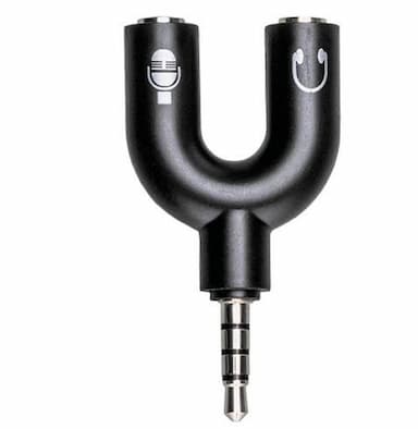 Y-verloopplug 3,5mm - 2x 3,5mm