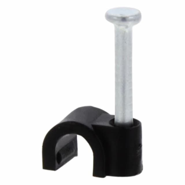 Kabelclip rond 4 mm zwart