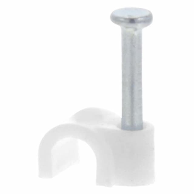 Kabelclip rond 5 mm wit