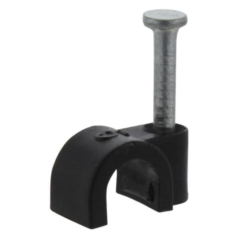 Kabelclip rond 5 mm zwart