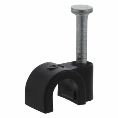 Kabelclip rond 5 mm zwart