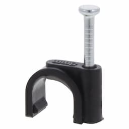 Kabelclip rond 8 mm zwart