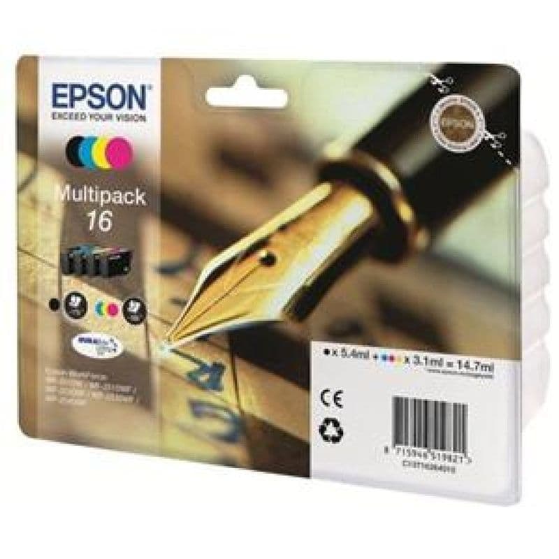 Epson T16 Zwart/C/M/Y