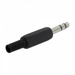 Jack stekker 6,3 mm