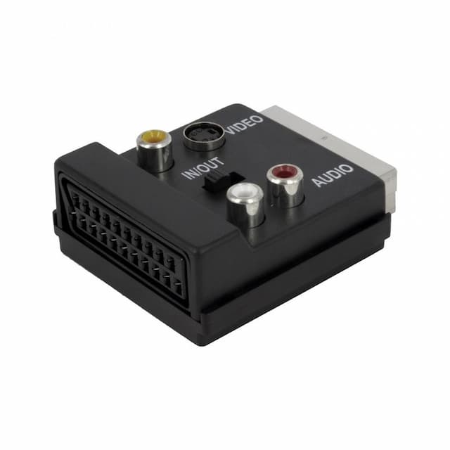 Scart adapter multi doorvoer schakelbaar