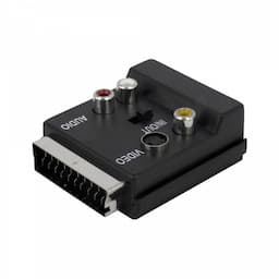 Scart adapter multi doorvoer schakelbaar