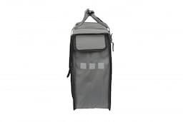 Enkele shopper grijs/zwart