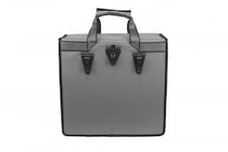 Enkele shopper grijs/zwart