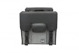 Dubbele shopper zwart/antraciet