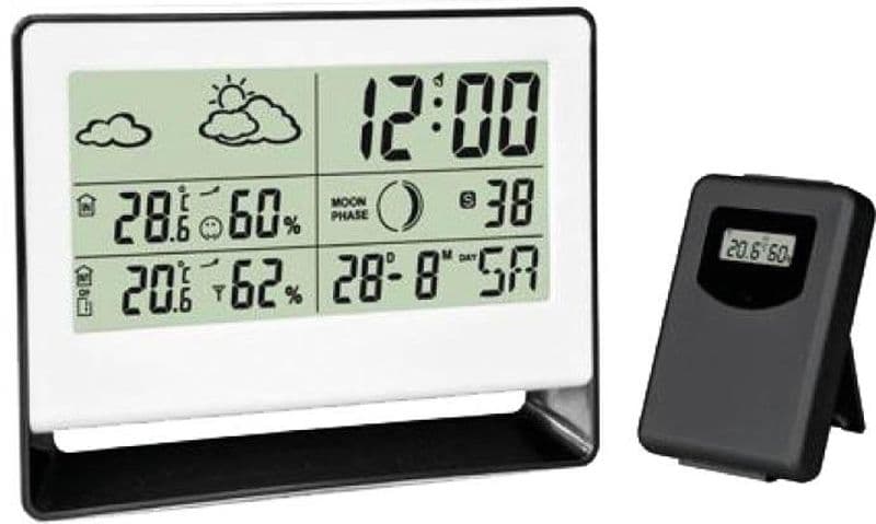 Weerstation met draadloze sensor