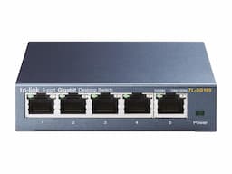 Gigabit switch 5-poorts metaal