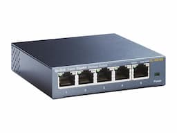 Gigabit switch 5-poorts metaal