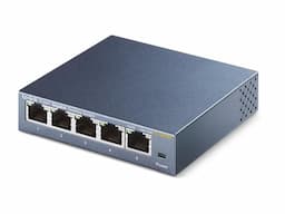 Gigabit switch 5-poorts metaal