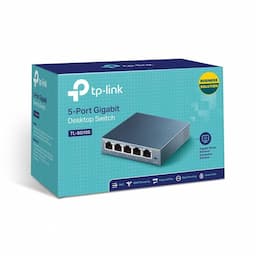 Gigabit switch 5-poorts metaal
