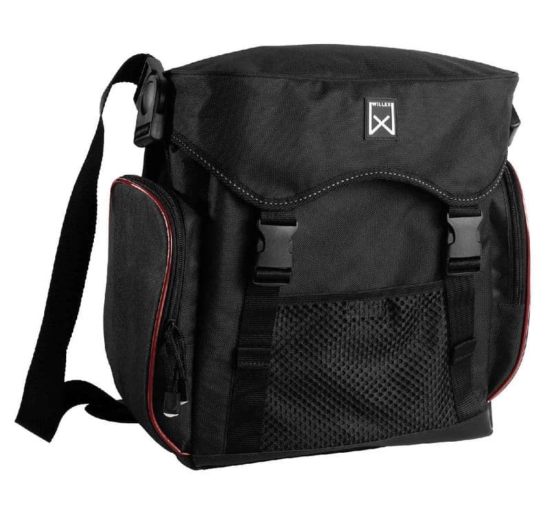Sportieve pakaftas zwart/rood XL