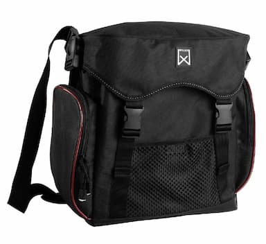 Sportieve pakaftas zwart/rood XL