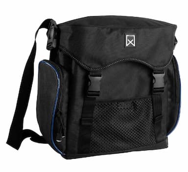 Sportieve pakaftas zwart/blauw XL