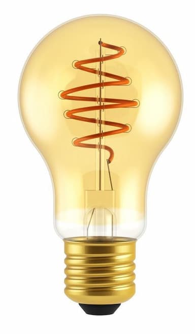 Deco standaard spiraal E27 4,5W Goud