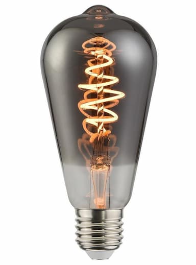 Deco Edison spiraal E27 5,4W Smoke